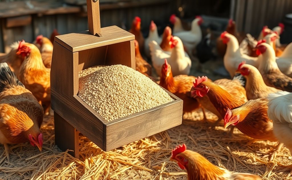 Provide grit to chickens regularly and consistently