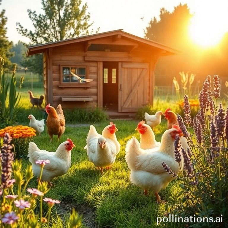 Mosquito-free chicken coop