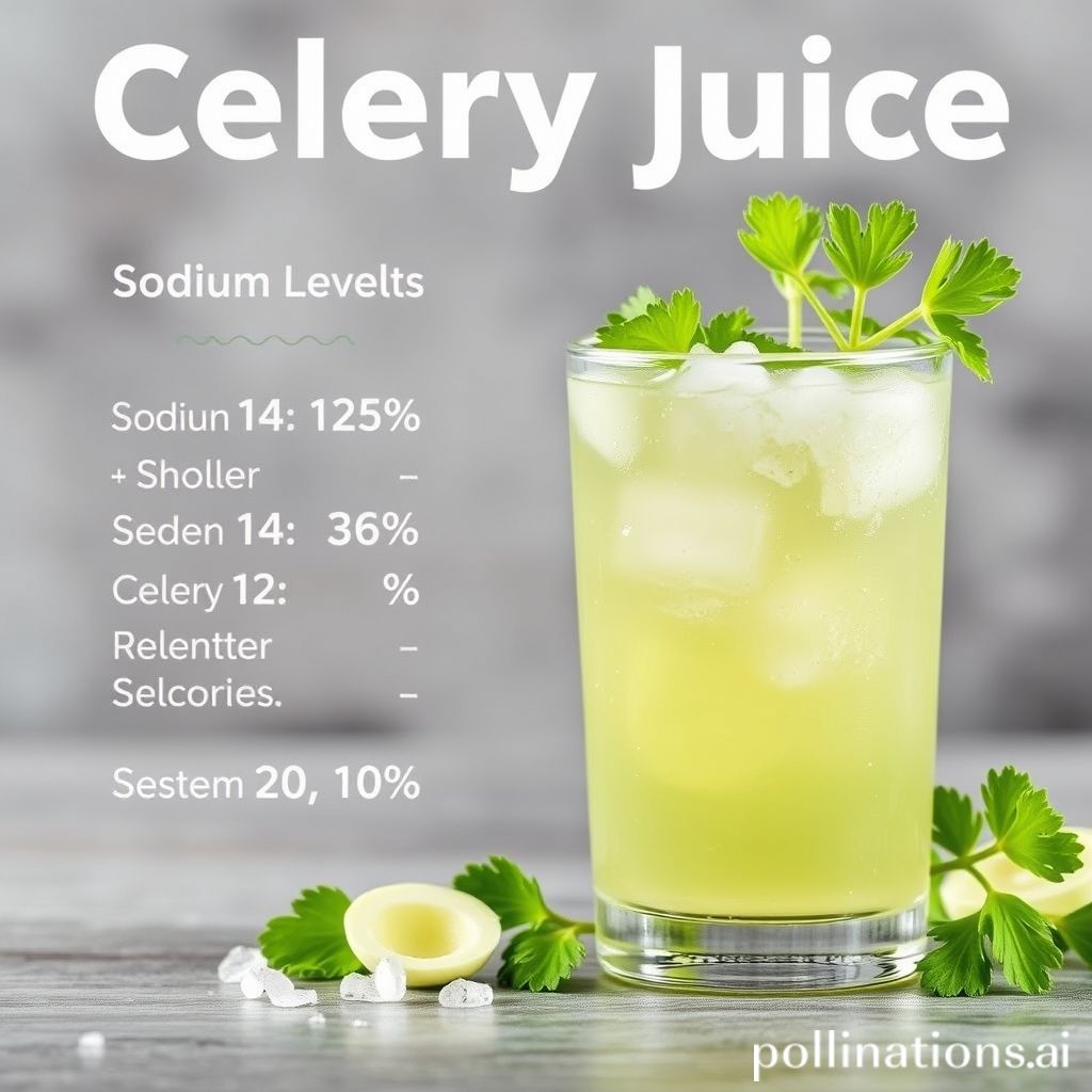 Comparing Sodium Levels: Celery Juice vs Other Beverages