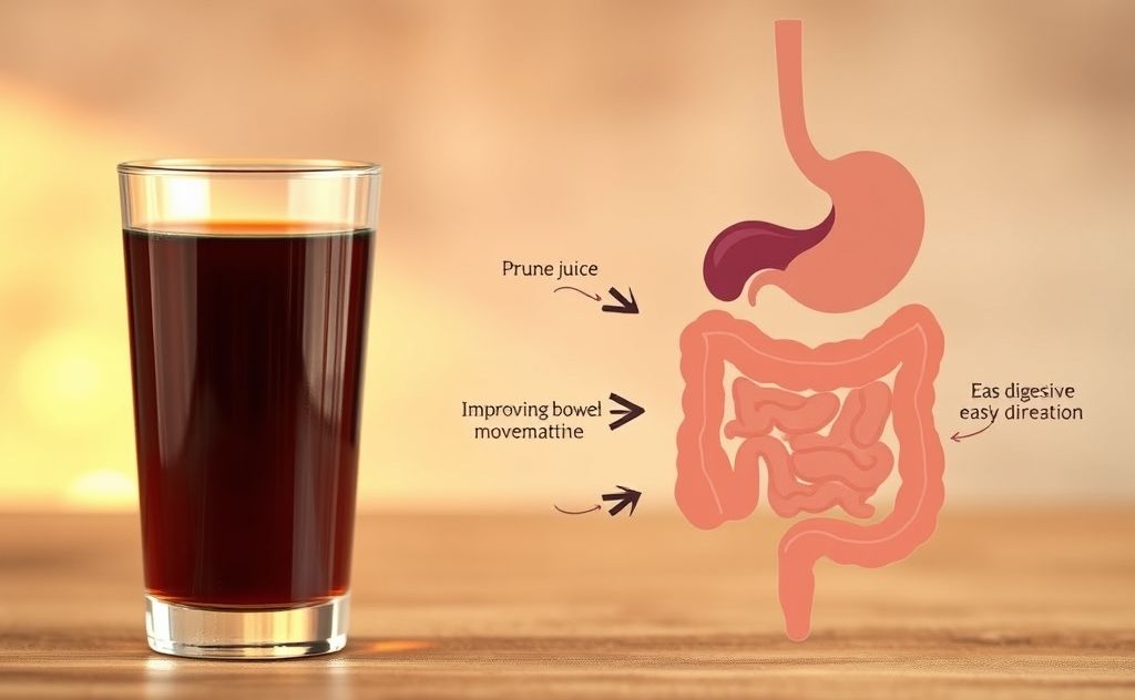 Prune juice effects on digestion and duration