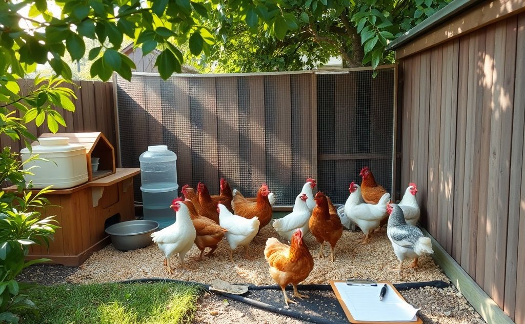 Quarantine new chickens for health and safety