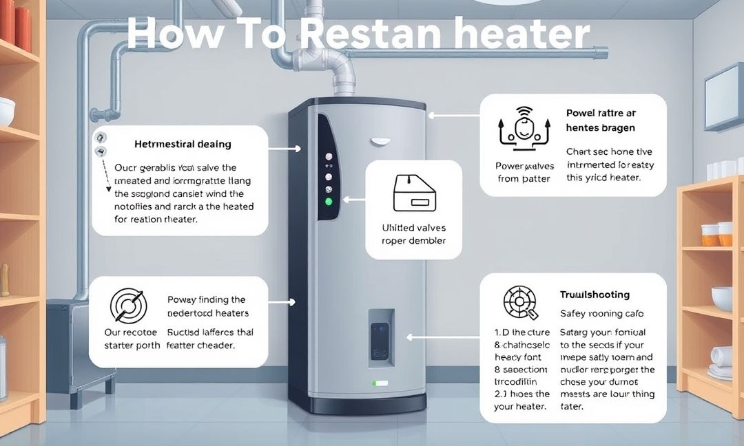 instructions on restarting rheem water heater