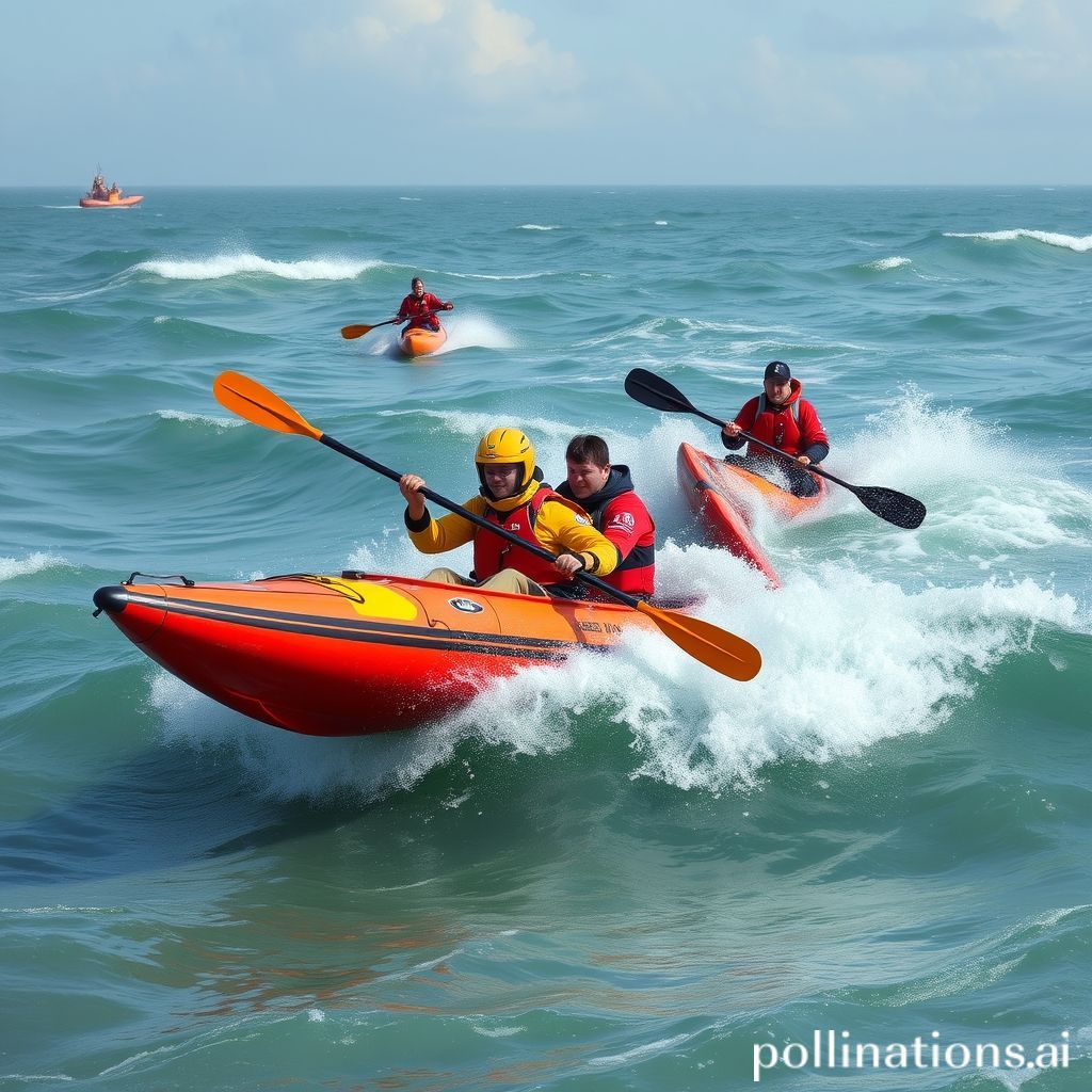 RNLI crews and lifeguards rescue 18 kayaking and paddleboarding in strong winds