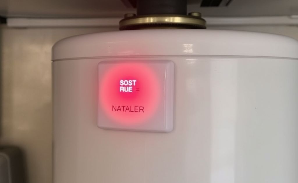 RV water heater red lights indicate issues