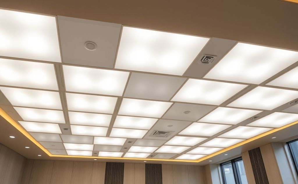Radiant ceiling panels causing excessive noise, solutions included.