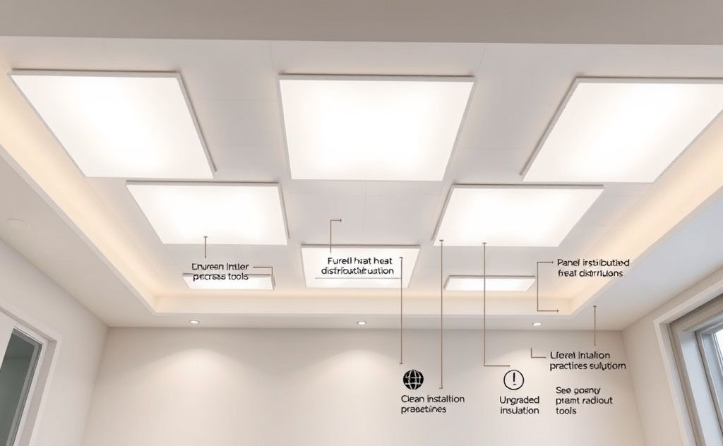 Radiant ceiling panels: common issues and effective solutions.