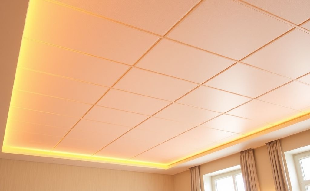 Radiant ceiling panels: energy-efficient warmth and comfort.