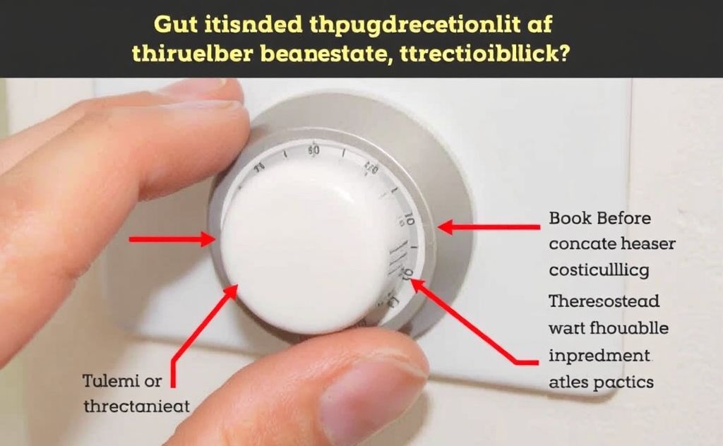 Radiant heater thermostat mechanism explained.