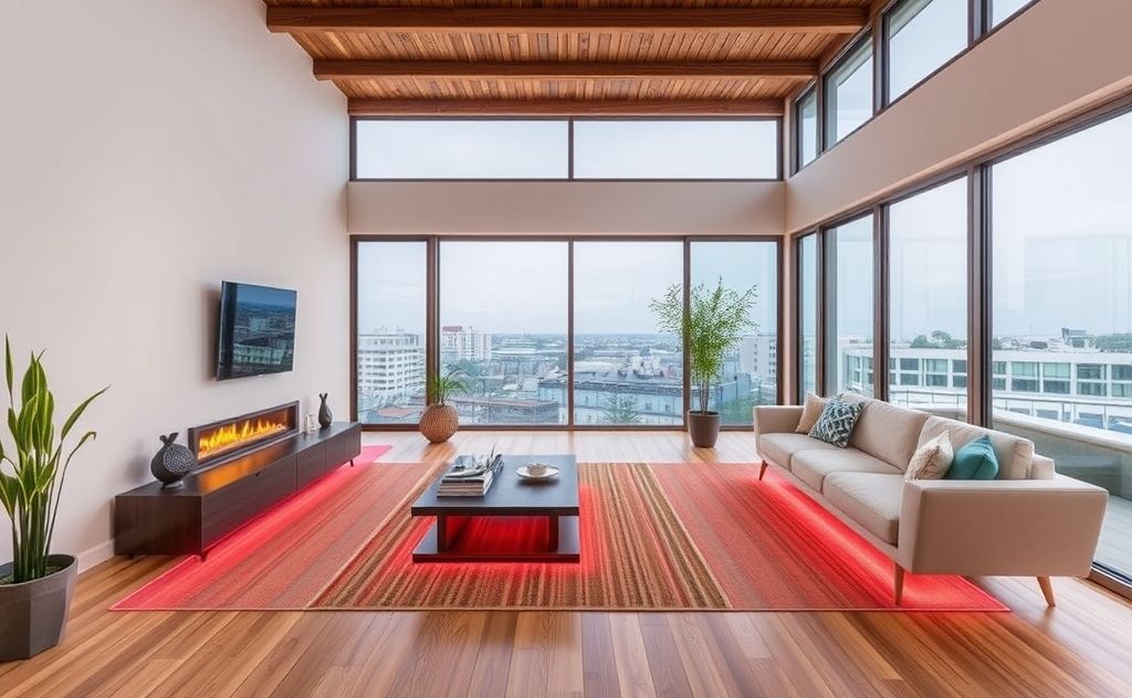 Radiant heating applications in modern living spaces