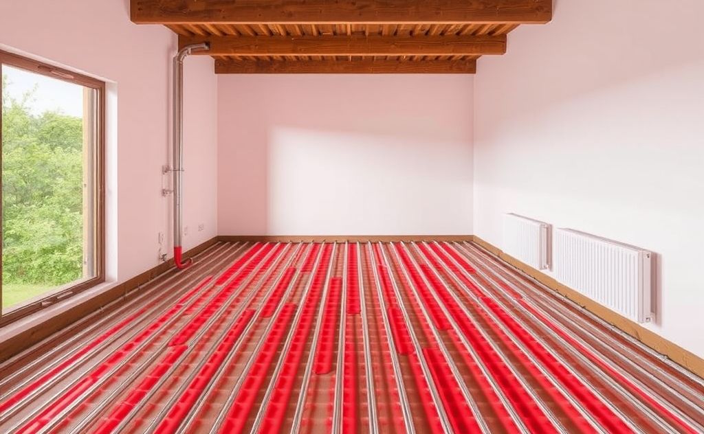 Radiant heating system benefits energy savings