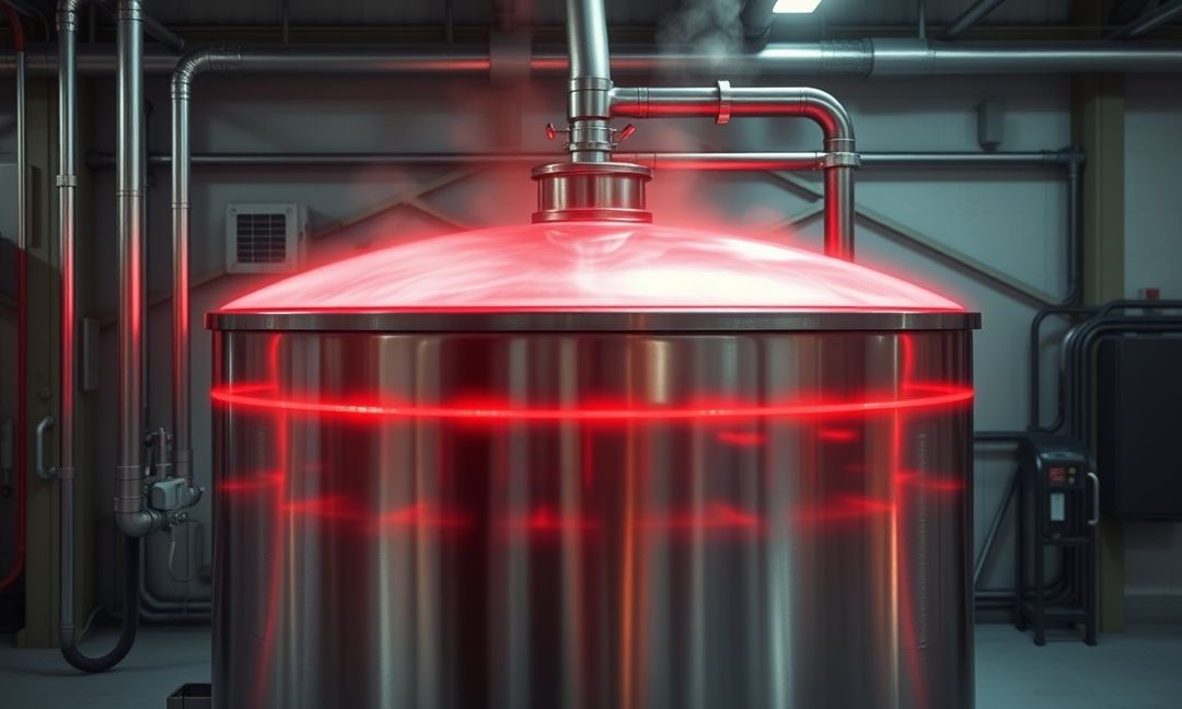 hot water tank  blinking red fast