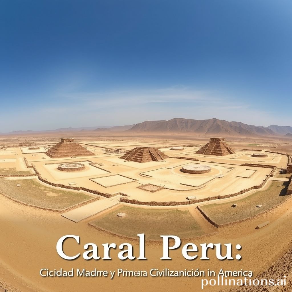 Caral Perú: La Ciudad Madre y Primera Civilización de América, vista panorámica