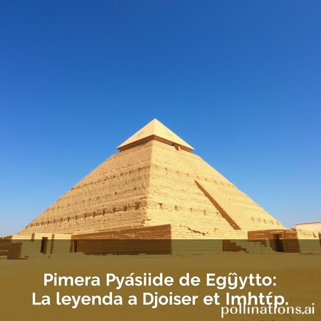 Primera Pirámide de Egipto: La Pirámide Escalonada de Djoser en Saqqara