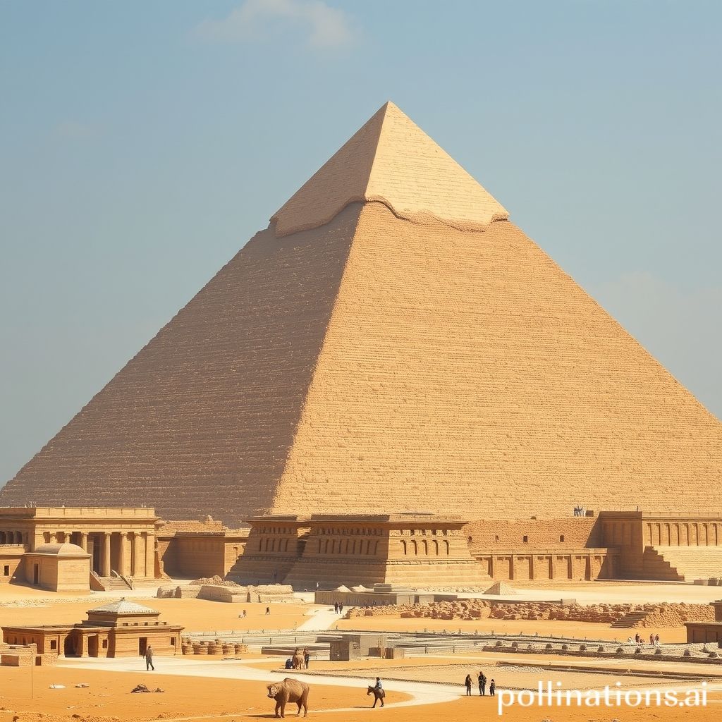 Misterio de la Gran Pirámide de Giza: Secretos de Keops Revelados - Vista de la Pirámide