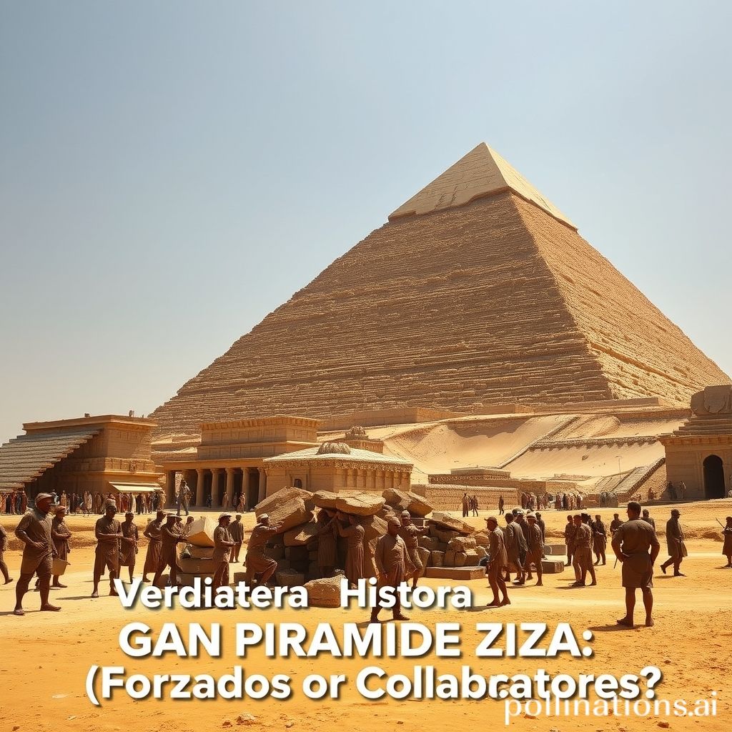 Verdadera Historia Gran Pirámide Giza: ¿Forzados o Colaboradores? - Representación de los constructores