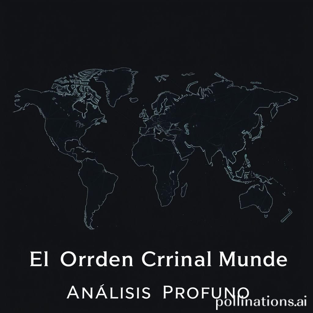 Imagen representativa del Documental El Orden Criminal del Mundo: Análisis Profundo, mostrando redes globales oscuras.