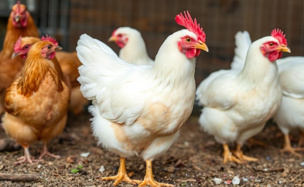 Recognize water belly symptoms in chickens