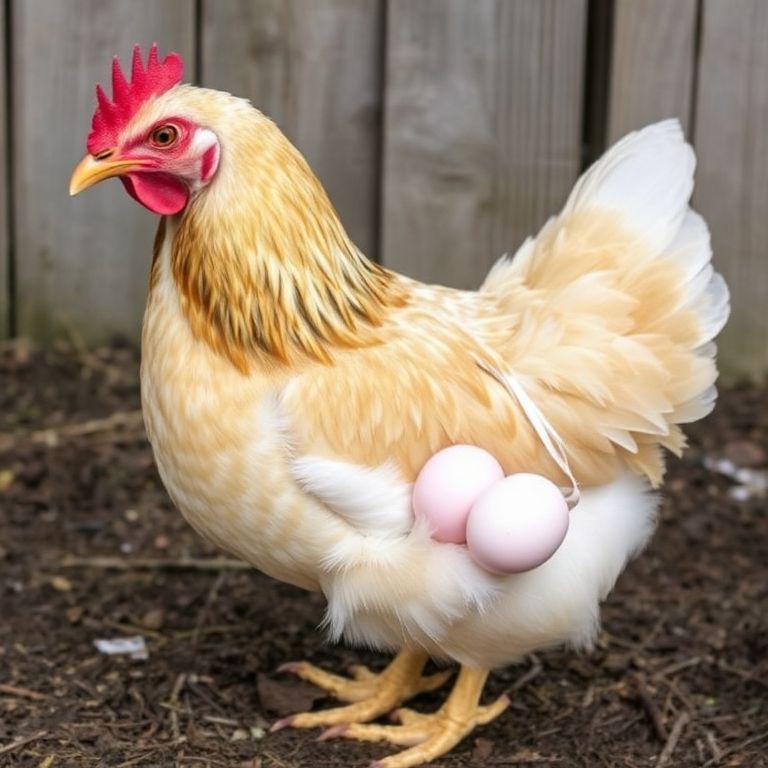 Pregnant chicken signs