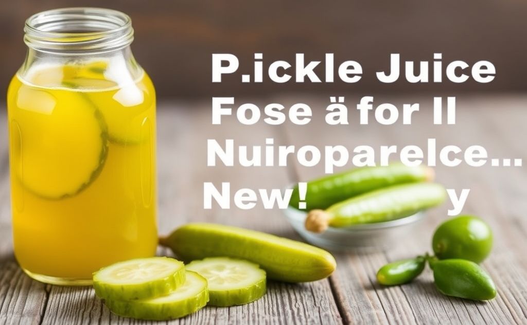 Recommended pickle juice dosage for neuropathy relief