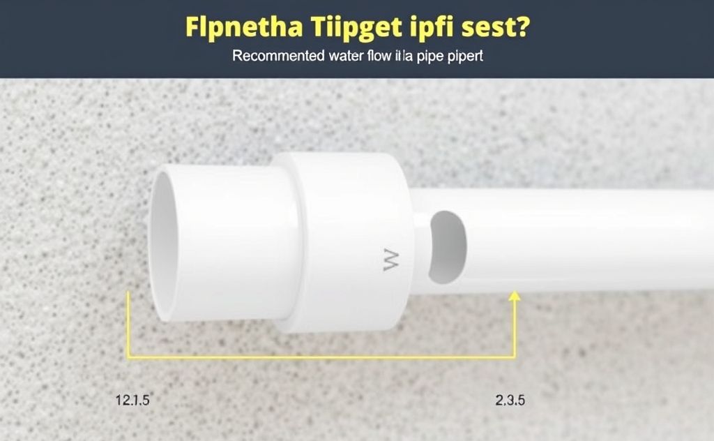 Recommended pipe sizes for tankless water flow