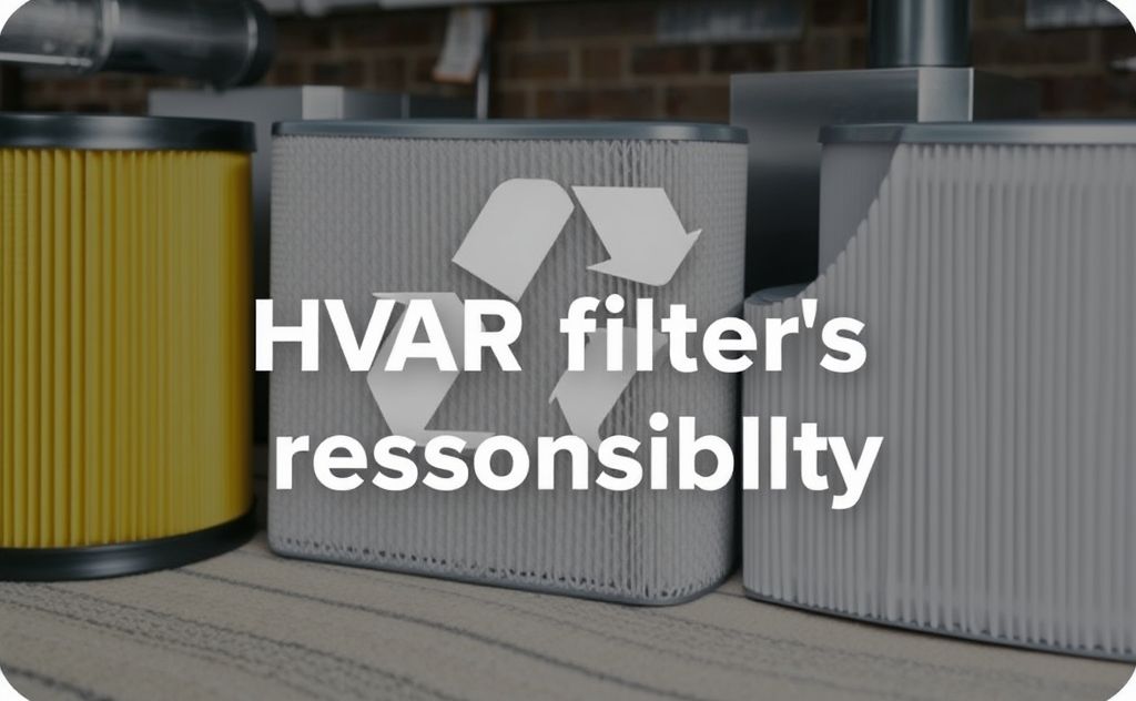Recycle HVAC filters properly and responsibly