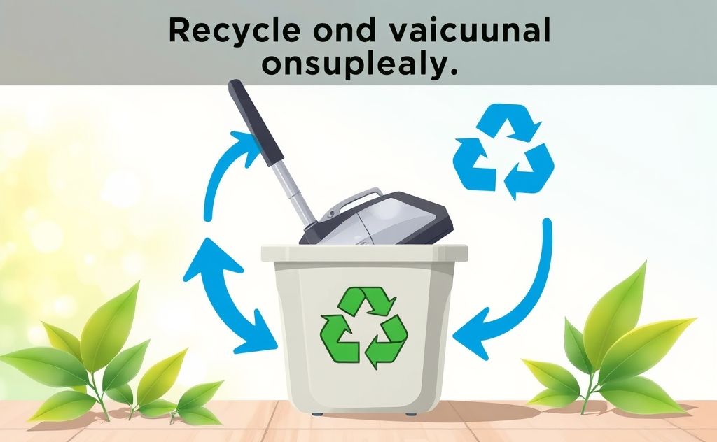 Recycle old vacuum cleaner properly now