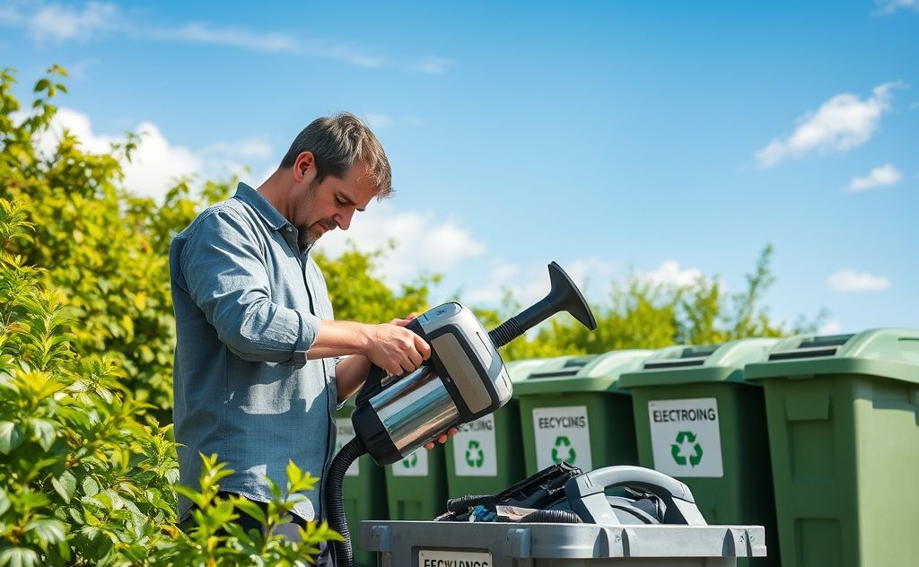 Recycle your old vacuum cleaner responsibly