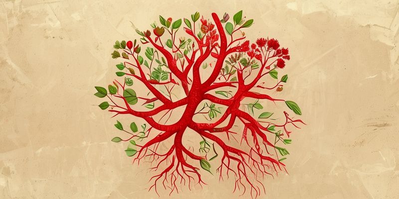 Kırmızı renkli kök çakra sembolü ve toprakla uğraşan bir insan