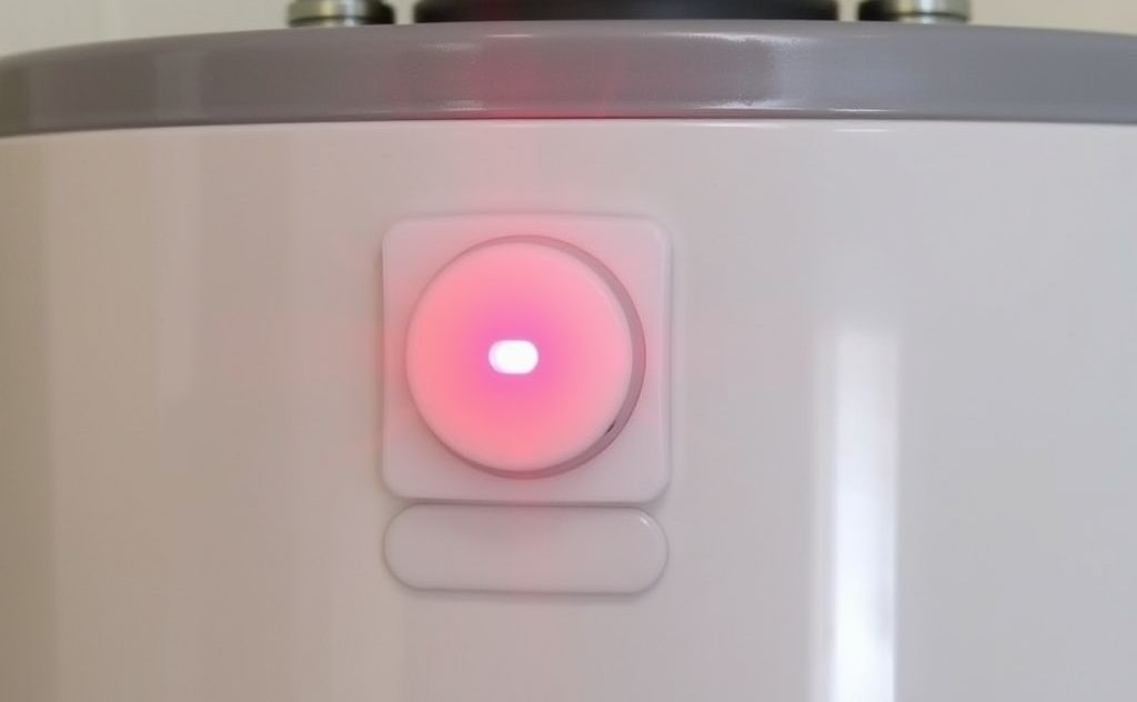 Red blinking light on Honeywell water heater troubleshooting guide.