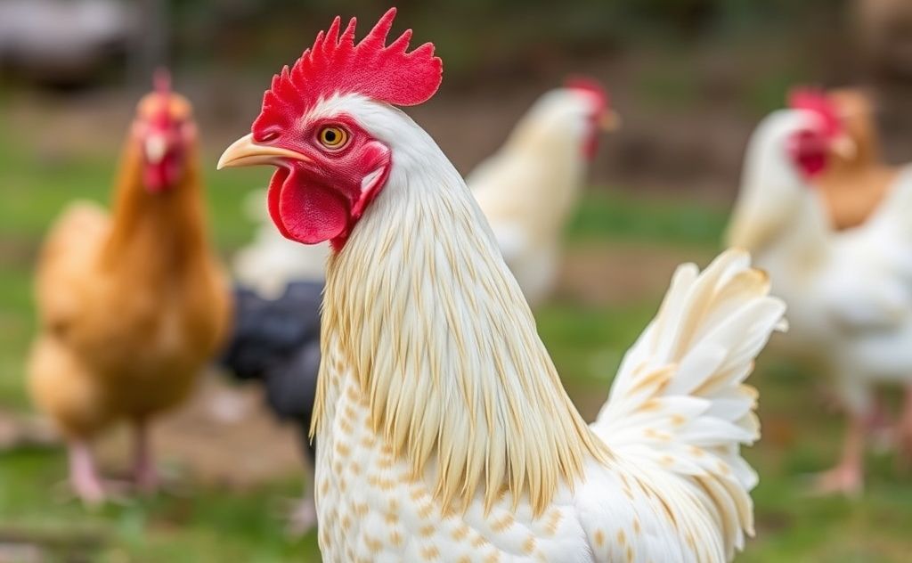 Red features on chickens' necks explained