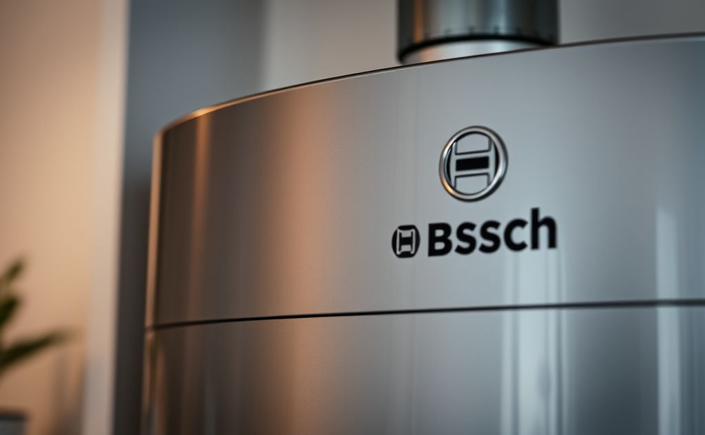Red flashing light on Bosch water heater unit