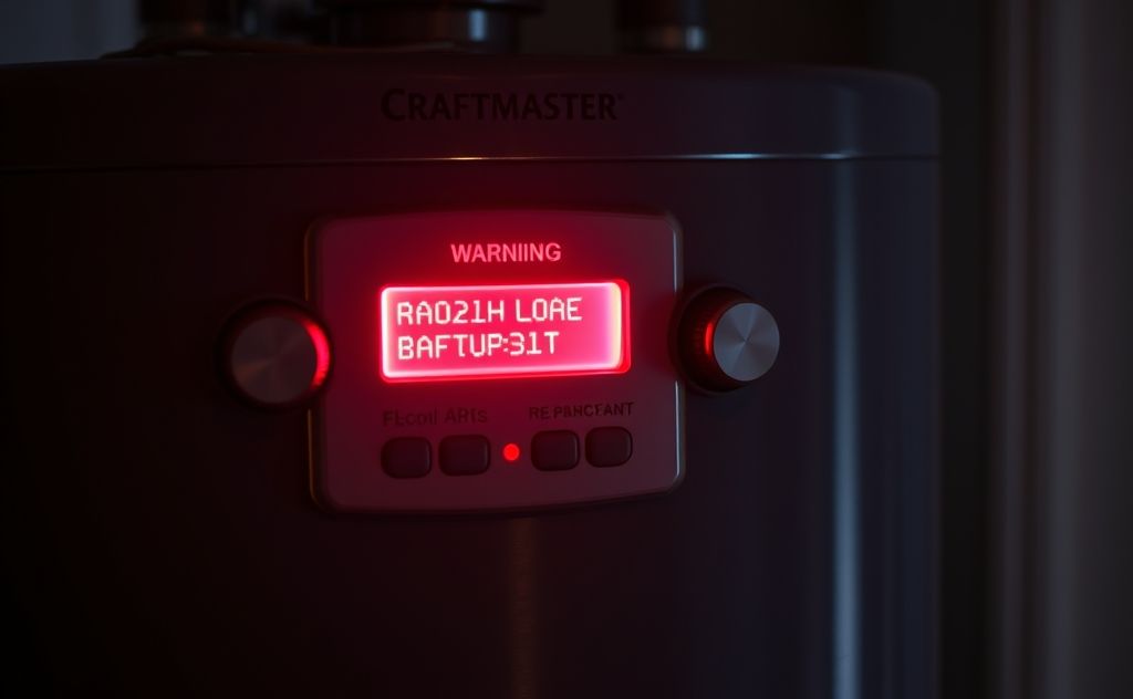 Red light blinks on Craftmaster water heater issues
