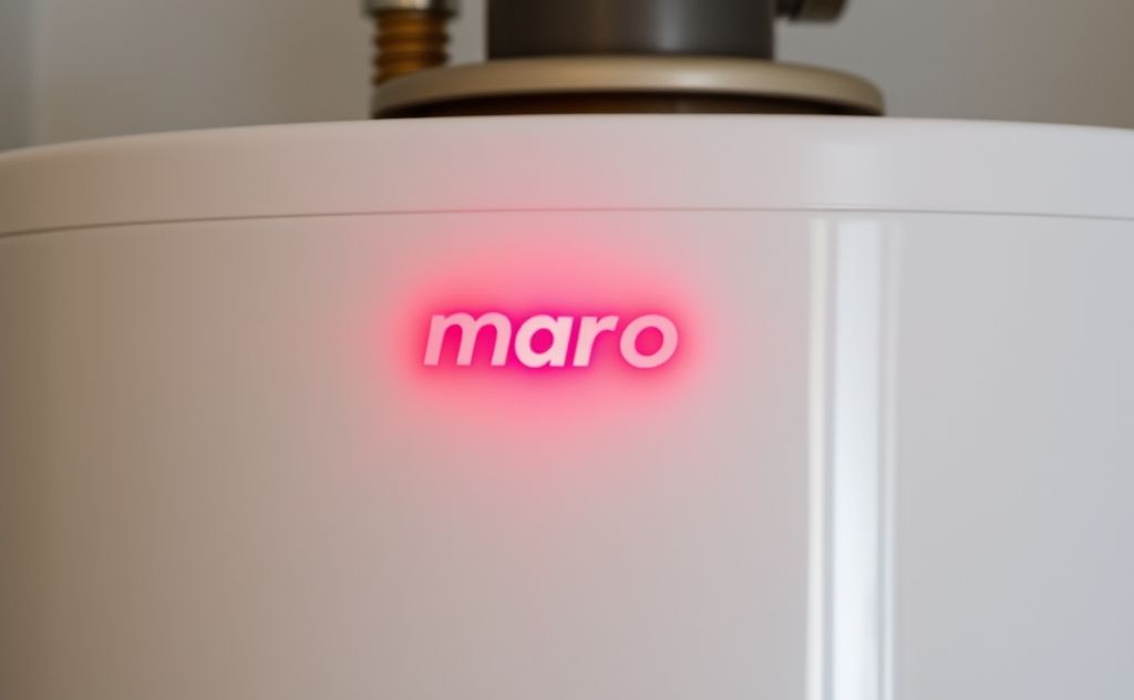 Red light flashing on Marco water heater display
