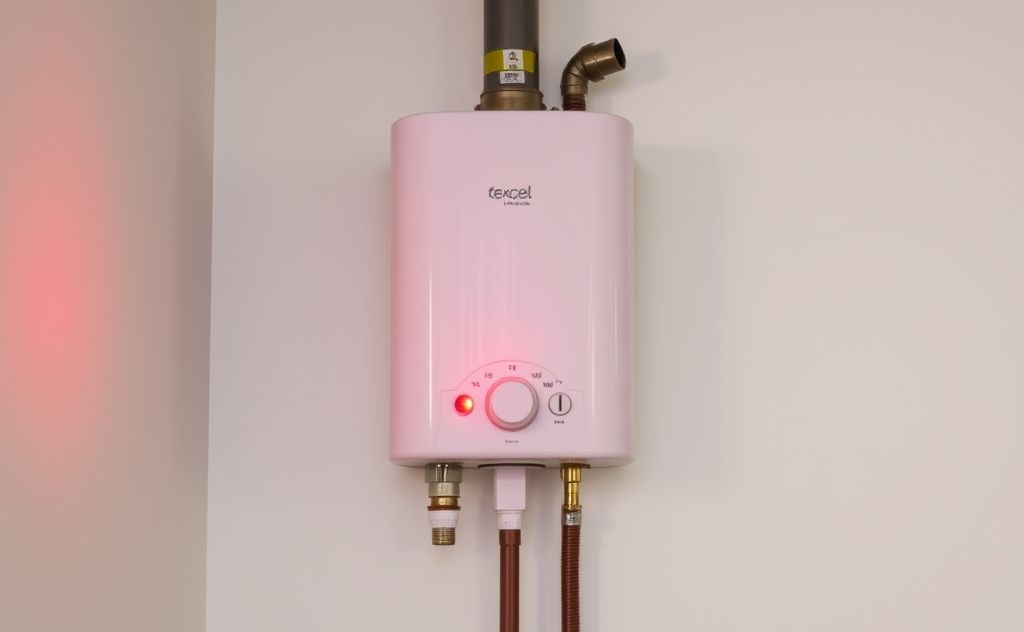 Red light on Excel on Demand hot water heater