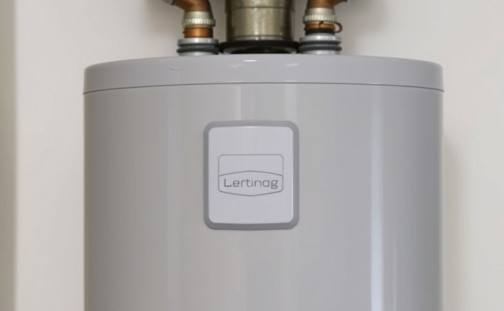 Red lights indicate issues with the hot water heater