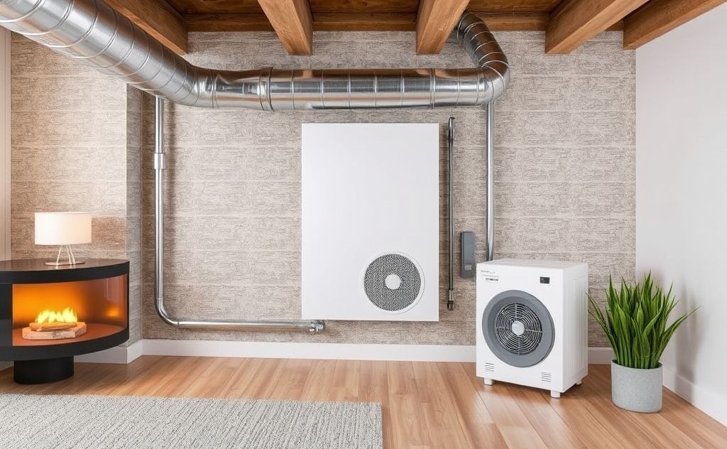 Reduce costs of ducted central heating systems