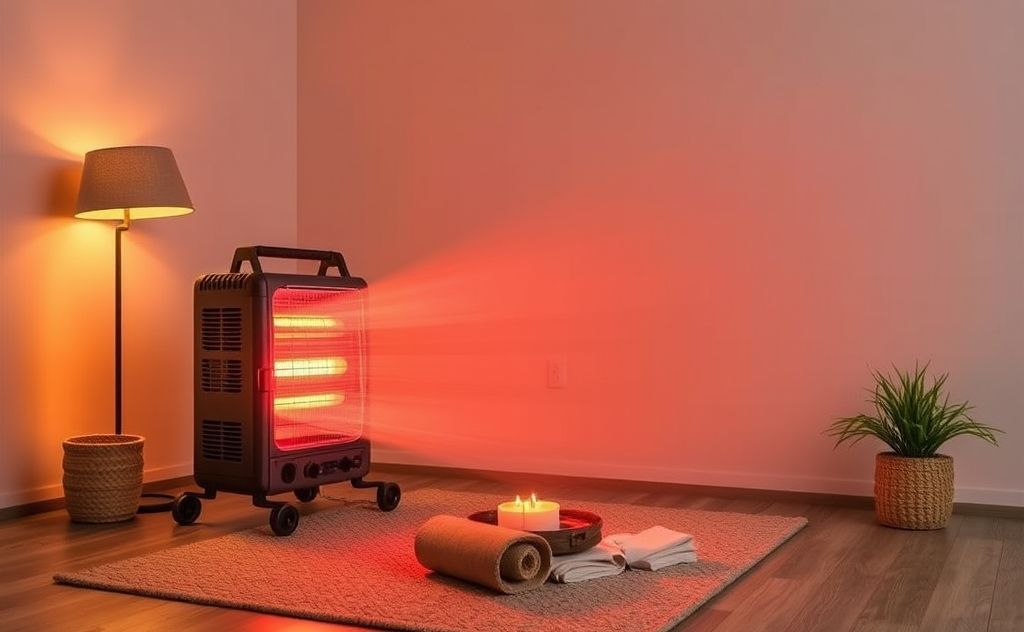 Reduced carbon footprint portable infrared heaters