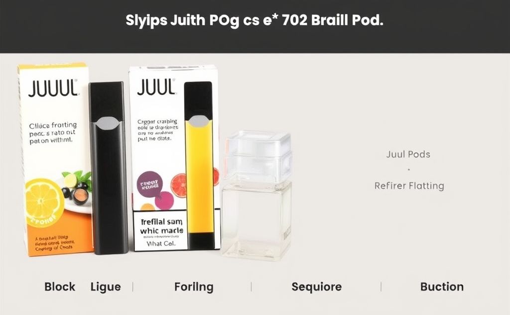 Refilling Juul Pods with different e-juices options