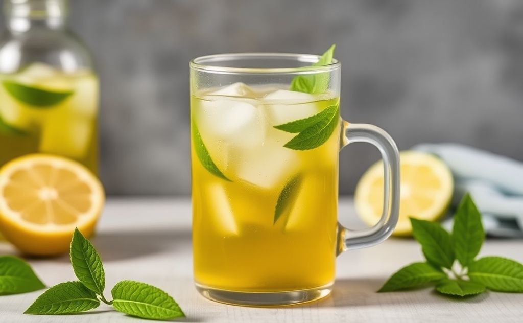 Refreshing cold brew green tea boosts health naturally.