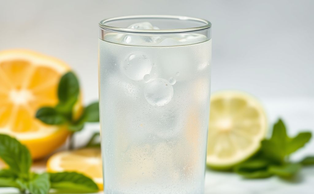 Refreshing diet soda with stevia sweetness