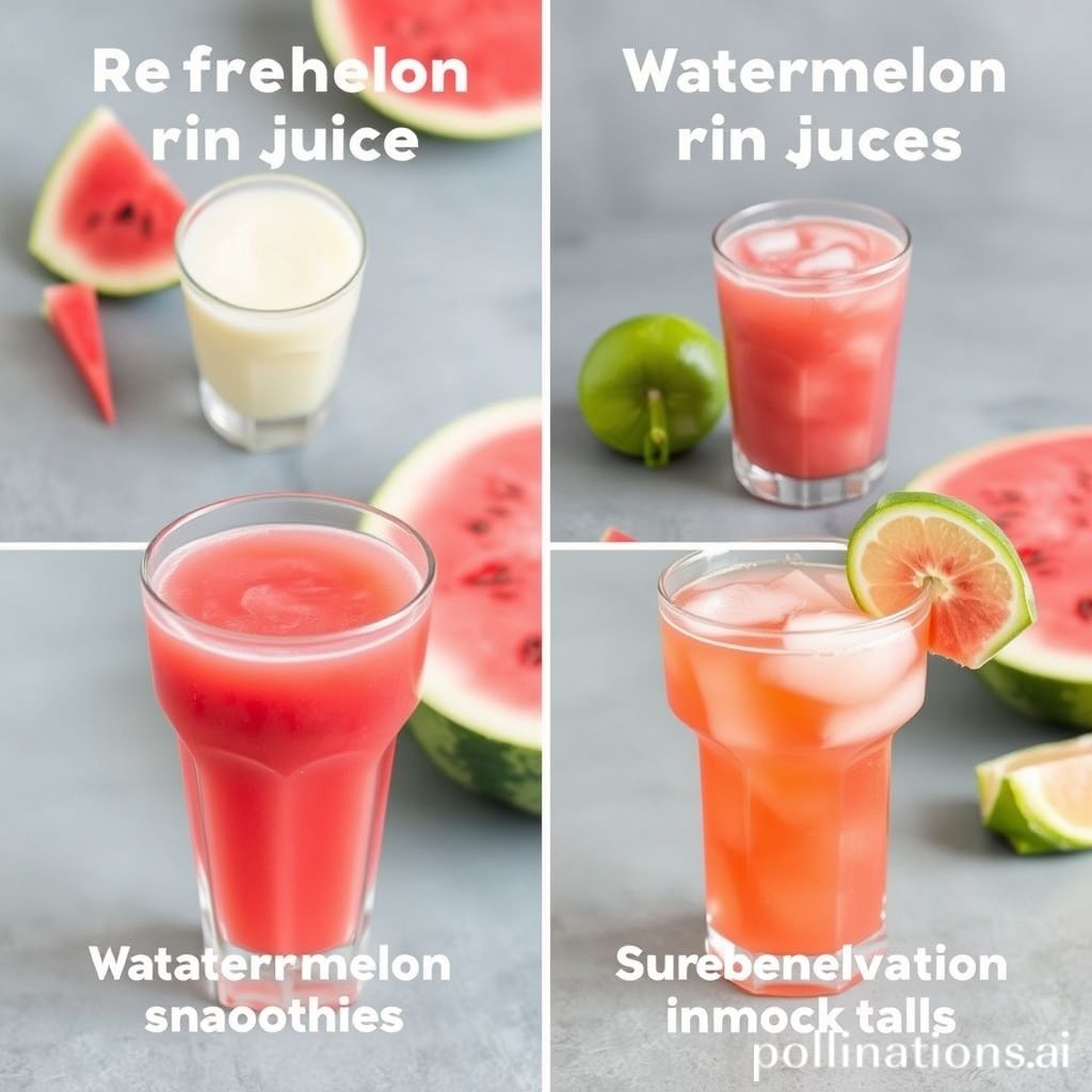 Delicious and versatile watermelon rind juice