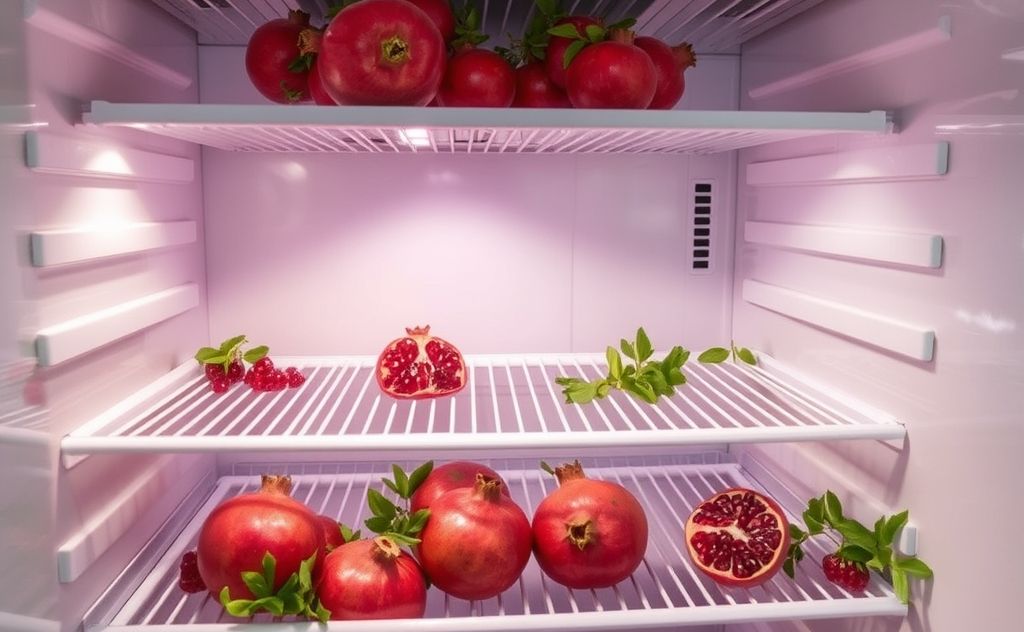 Refrigeration keeps pomegranate juice fresh and safe