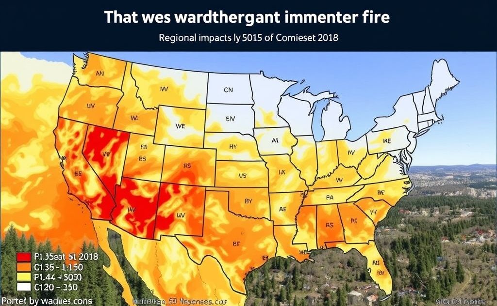 Regional impacts of warmer fire seasons