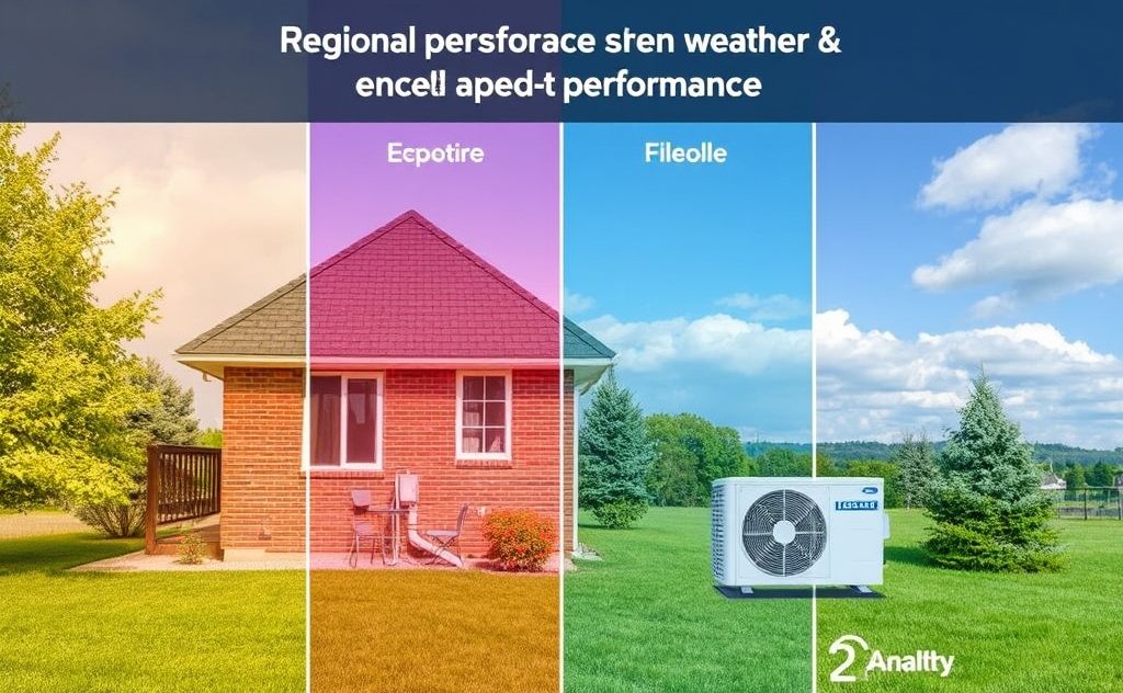 Regional performance variations weather impact heat pump HVAC