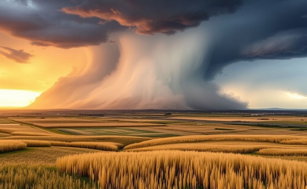 Regional warming effects on storm intensity
