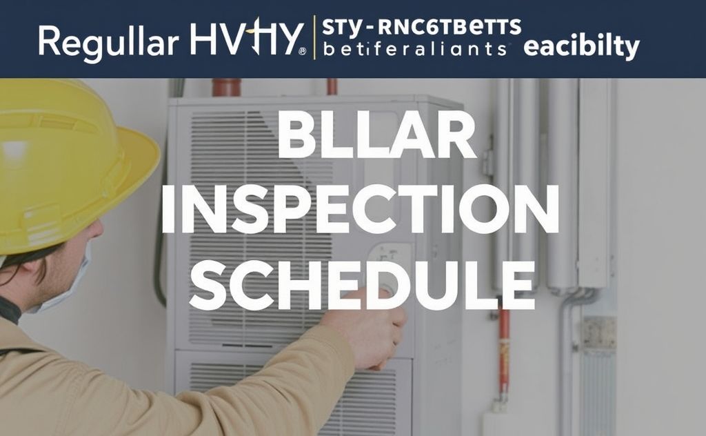 Regular HVAC system inspection schedule advice