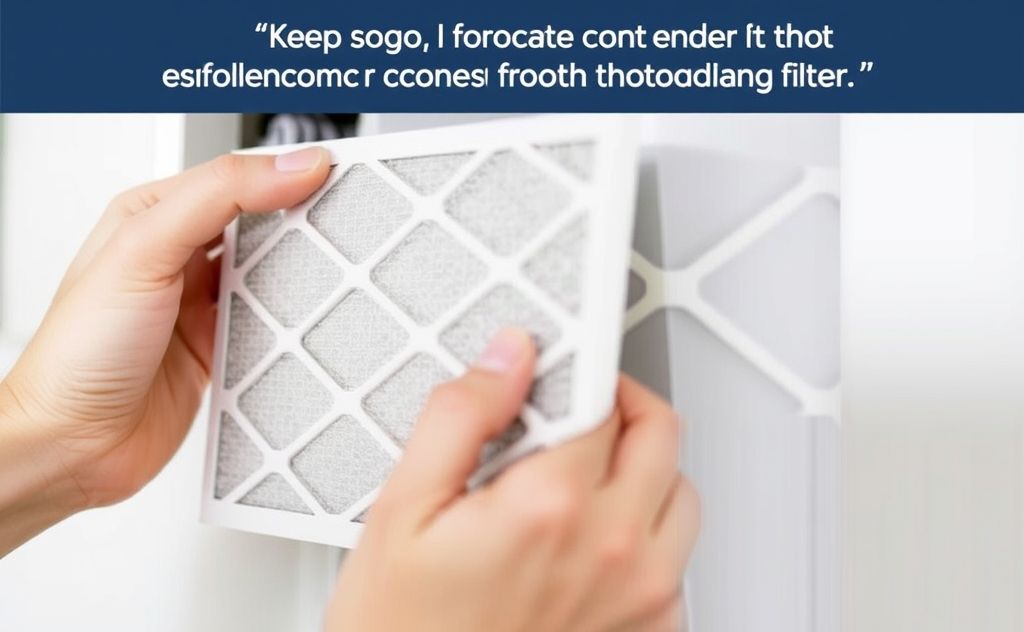 Regular filter changes ensure HVAC efficiency and air quality