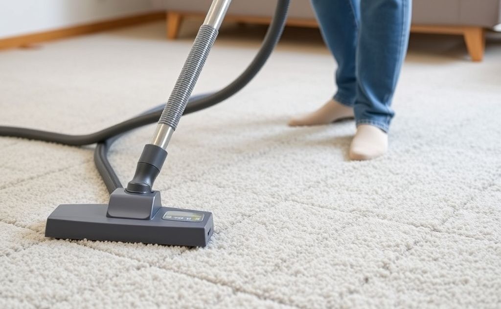 Regular vacuum for deep cleaning carpets.