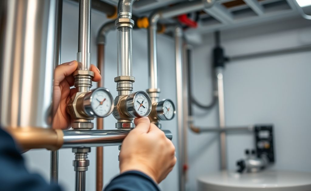 Release air from water heater system