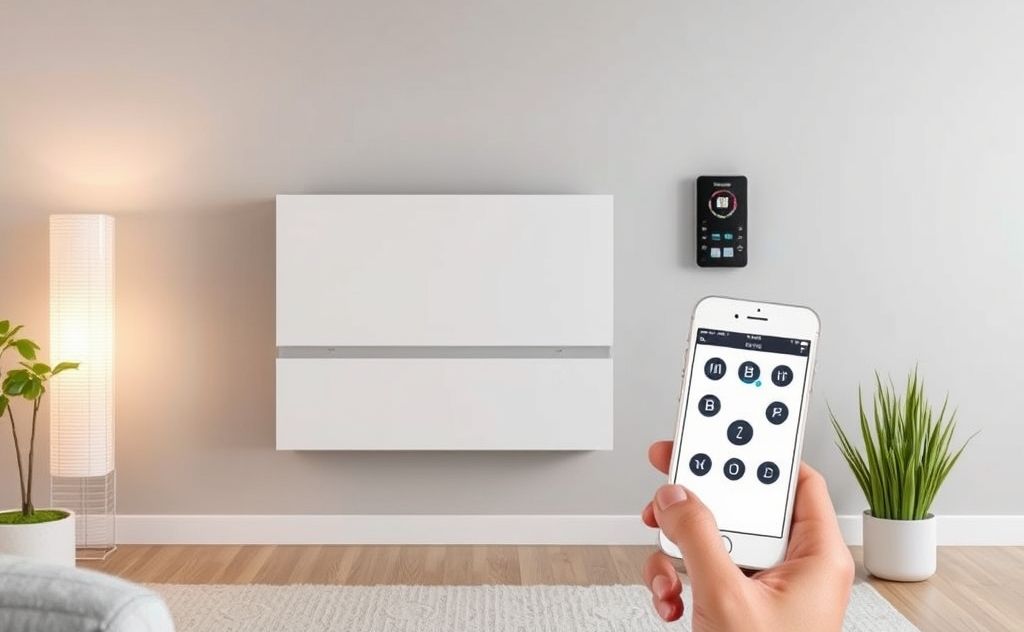 Remote control for smart heater system